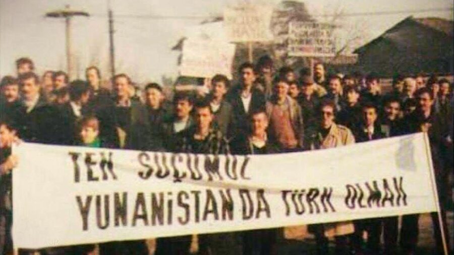 bati trakya turkleri protesto 1986114 MYEfr9